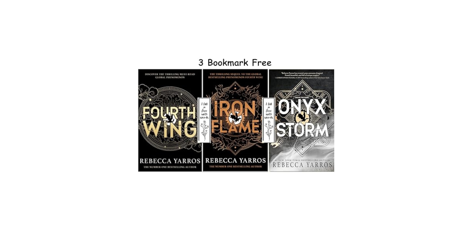 Rebecca Yarross Book Collection, Fourth Wing, Iron Flame